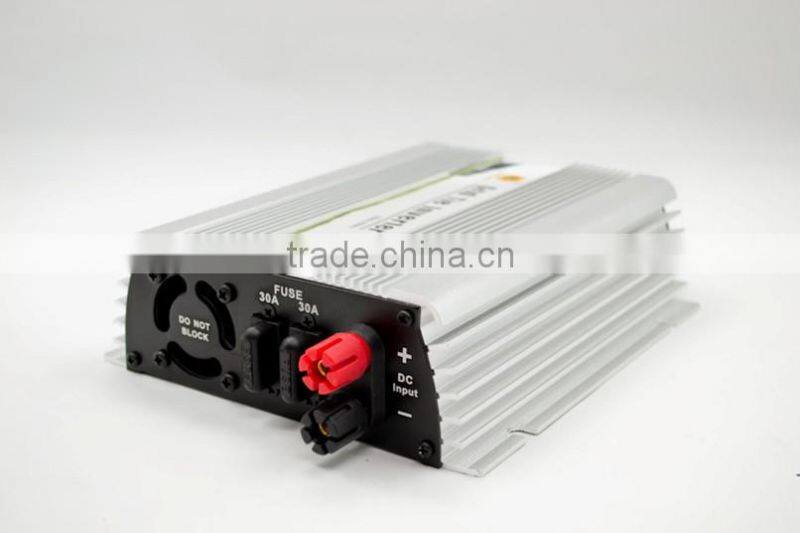 On grid tie 500W solar inverter with pure sine wave output