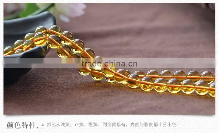 4mm 6mm 10mm 12mm 14mm synthetic yellow cheap AAAAA grade wholesale gemstones citrine