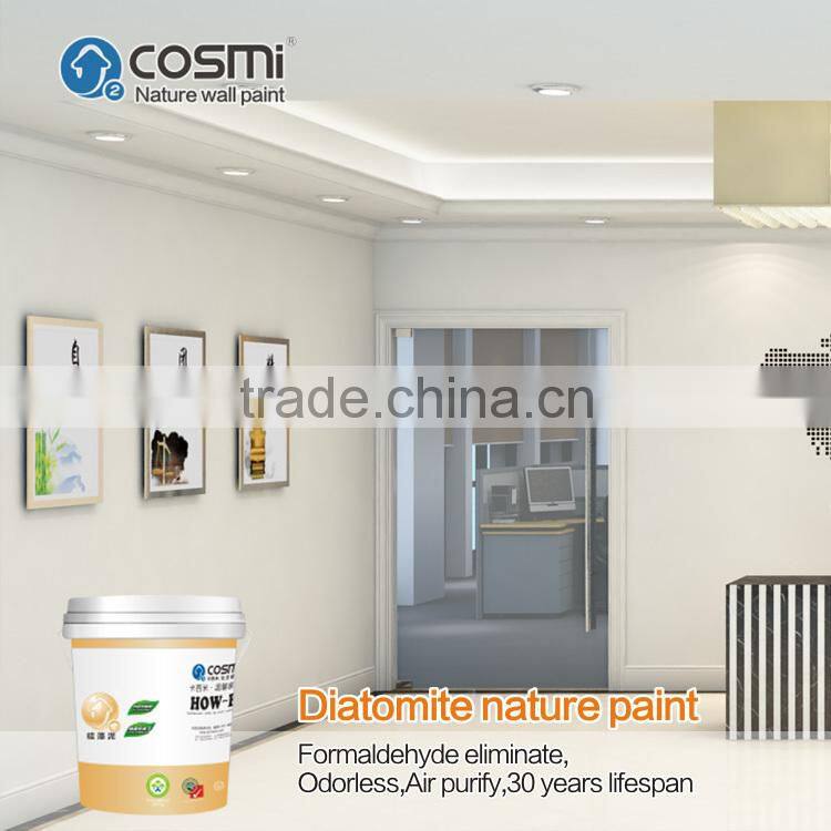 Diatomaceous earth wall paint,better than emulsion wall paint