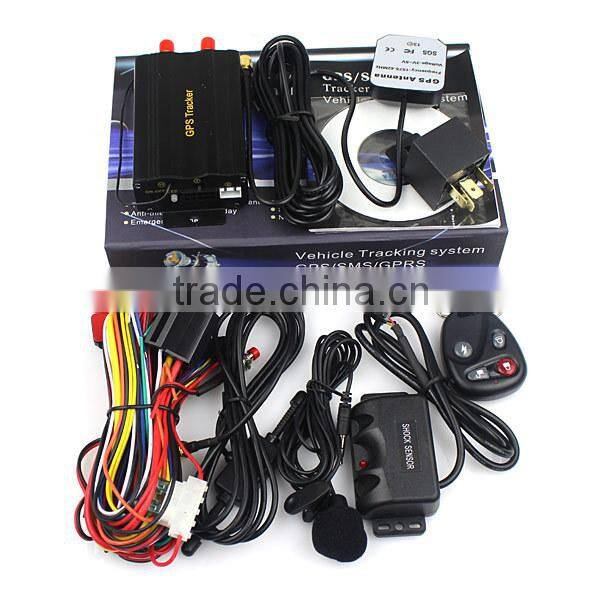 The original Real time GSM/GPRS/GPS Remote Control Shake Sensor Car GPS Tracker TK103B
