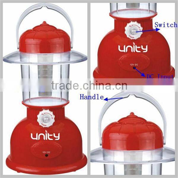 Super Bright Two Ways Rechargeable LED Light 12v Camping Equipment