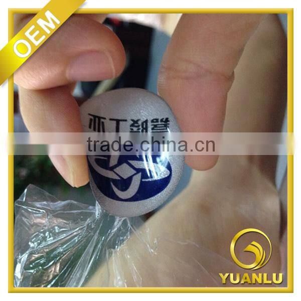 decorative clear soft epoxy resin dome sticker for furniture