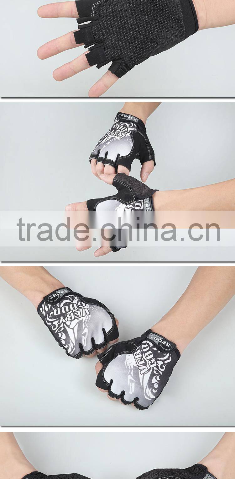 2015 adjustable half short finger best bicycle gloves