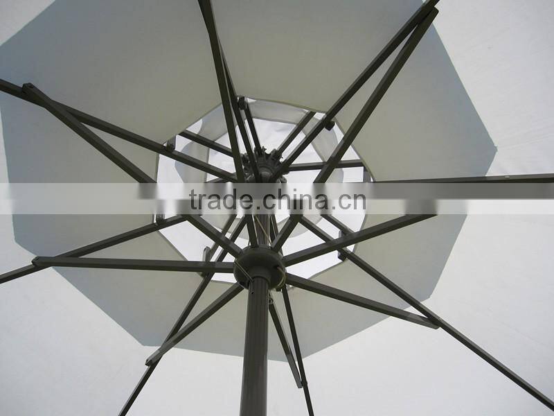 3m steel pole material umbrella beach parts