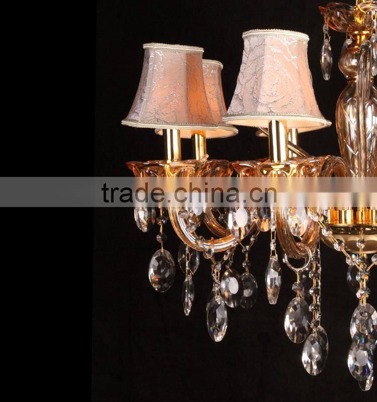 Top crystal Contemporary Candle Pendent Light