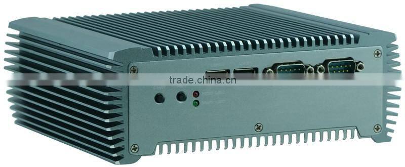 Atom N2800 dual core fanless computer Embedded industrial mini PC DC Power