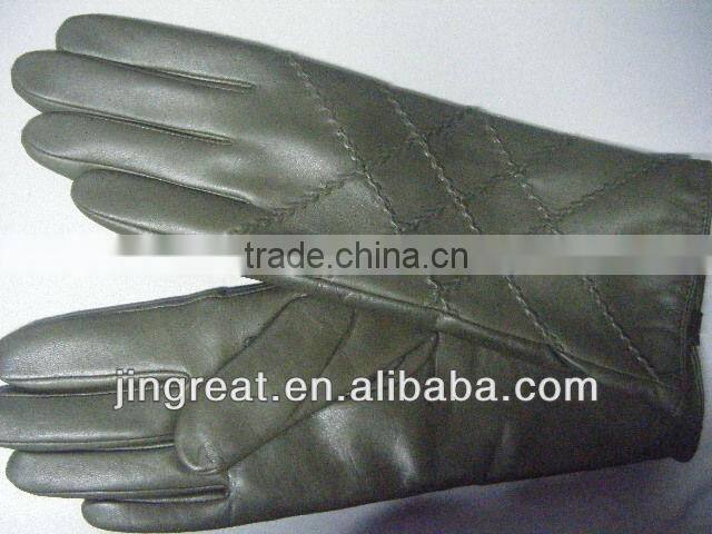 leather gloves/pu gloves with Snake Pattern