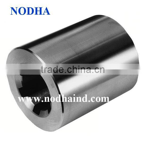 Splined sleeve and splined hub bushes