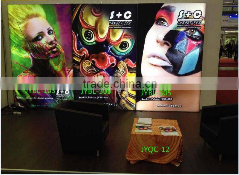 popular 100%poly High Quality printable backlit fabric for Mexico
