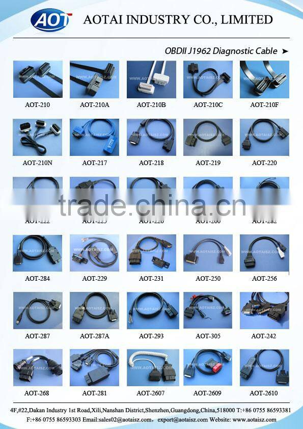 OBD db9 db15 cable cars parts