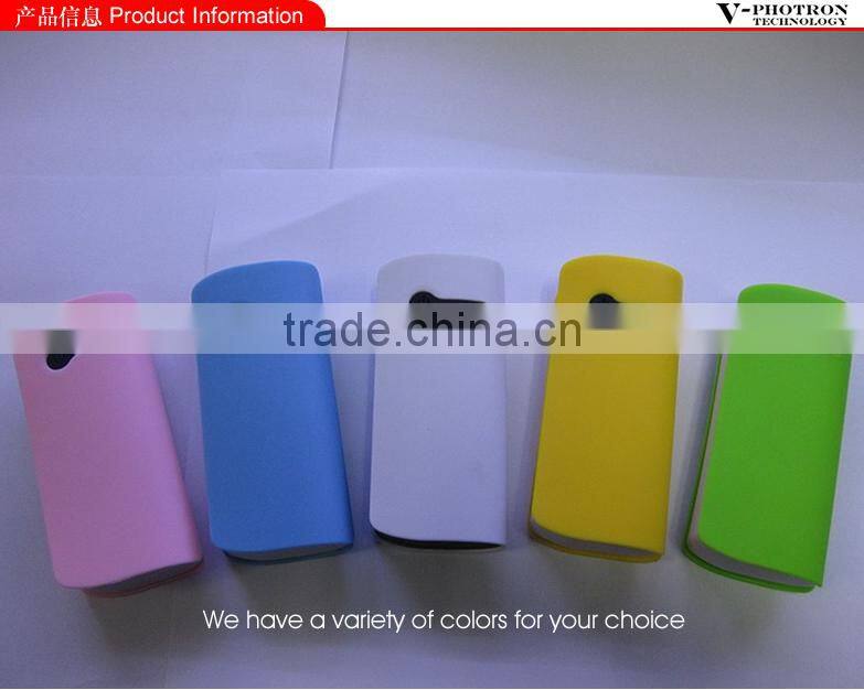 Wholesale new online fashion mobile charger 18650 power bank 5200mah
