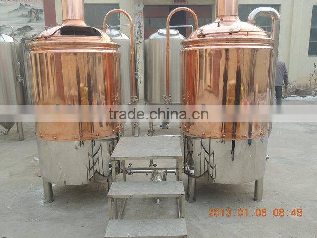 beer equipment with CE&ISO. stainless steel 304 red copper