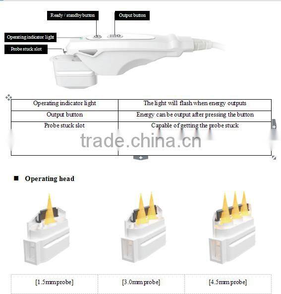 factoty wholesale face skin tightening machine hifu for home use