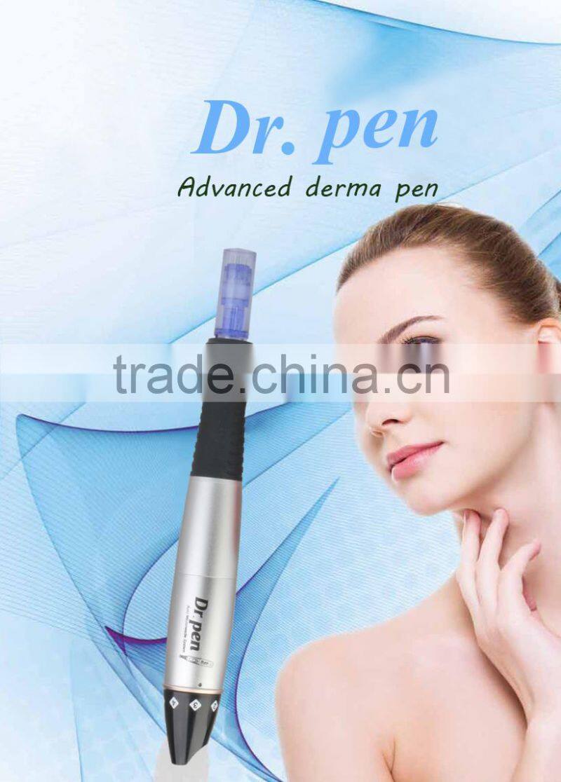 Dr. Pen Derma Pen Auto Microneedle System Adjustable Needle Lengths 0.25mm-3.0mm Electric Derma Stamp Auto Micro Needle Roller