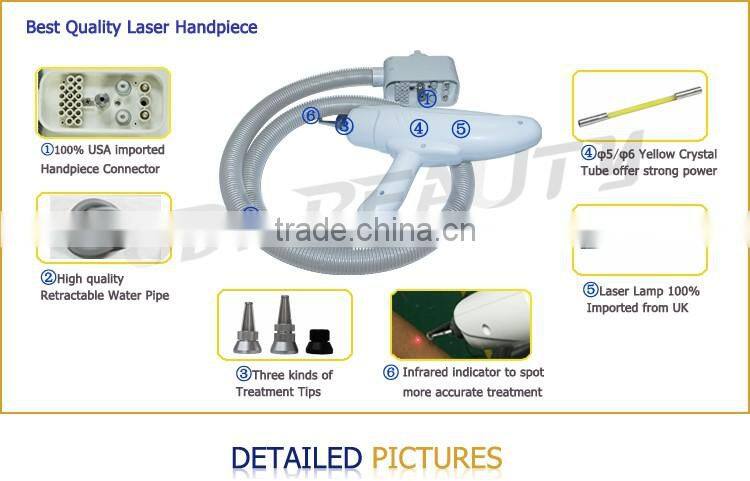 High frequency 10HZ nd yag laser machine to remove freckles OD-LS900