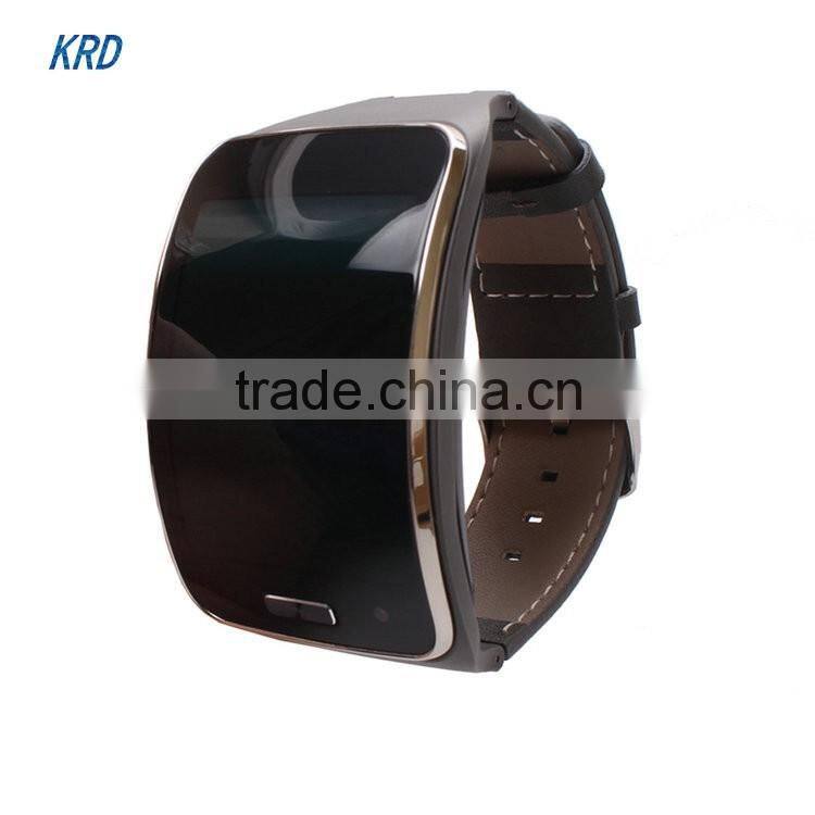 Adjustable Genuine Leather Belt Replacement Wristband Fitness Bracelet Strap For SAMSUNG GALAXY Gear S R750 Steel Wrist Band