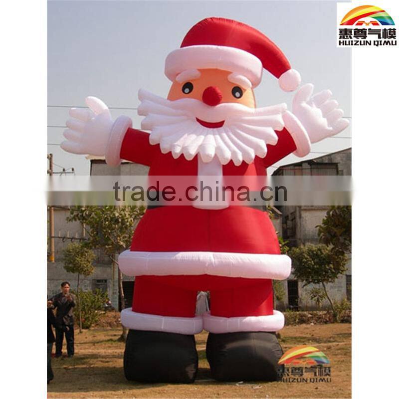 Giant inflatable commercial inflatable santa claus 6mH
