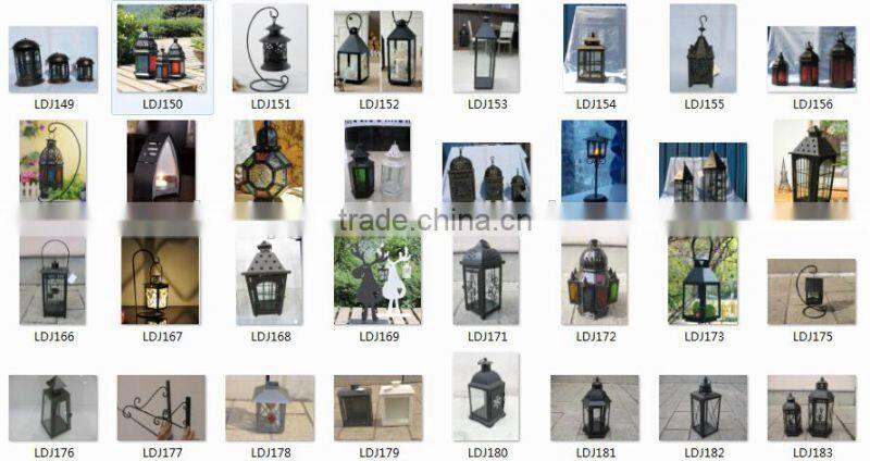 stylish pinnacle metal candle holder for indoor and outdoor decoration