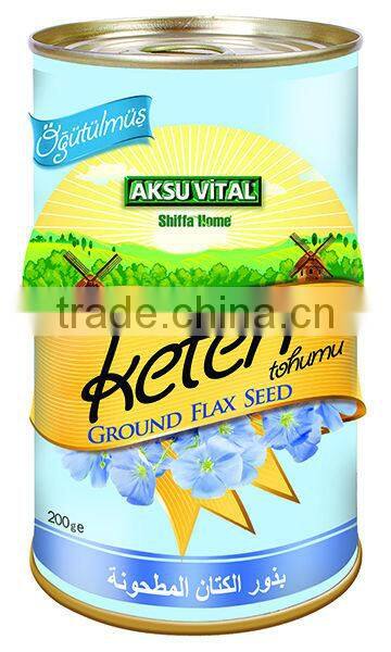 Ground Flax Seed for Health Benefits Natural Slimming Breakfast Cereal Instant Foods...