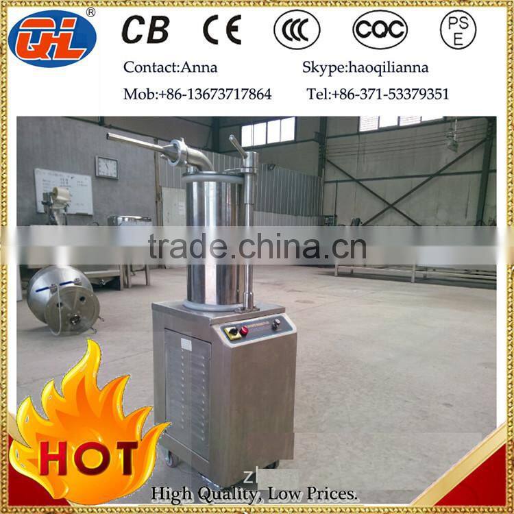 Factory cheap price stainless steel hydraulic automatic sausage stuffer