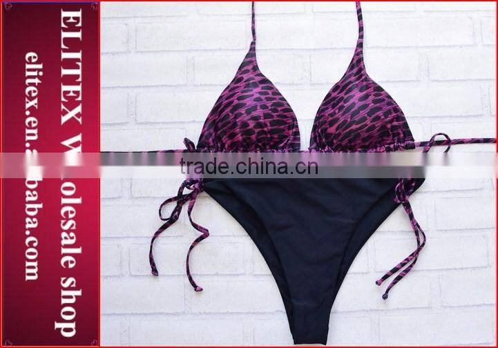 Wholesale Sexy Blue Seamless Brazilian Waterproof Women Swimsuit 2017