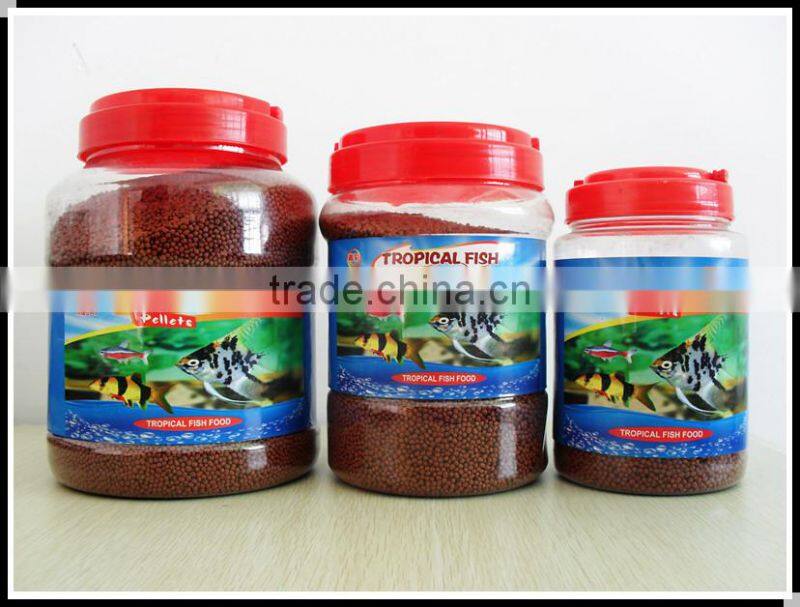 AQUAV Clear Bottled Tropical Fish Pellets