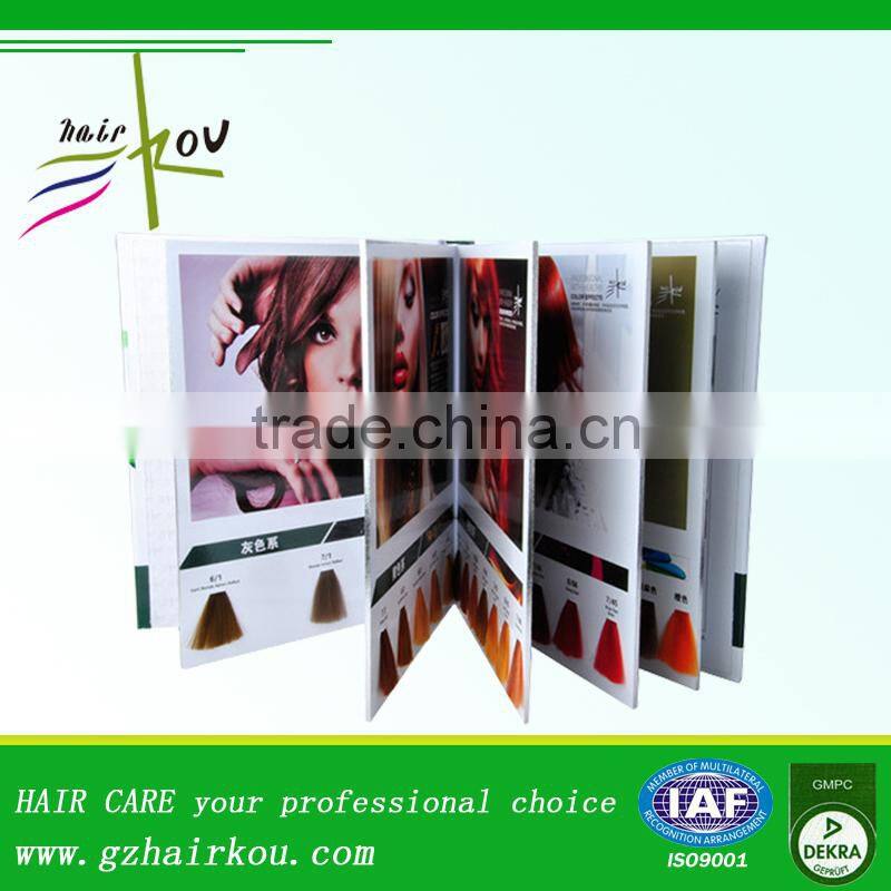 OEM/Professional Hair Color Chart From GMPC Manufacturer