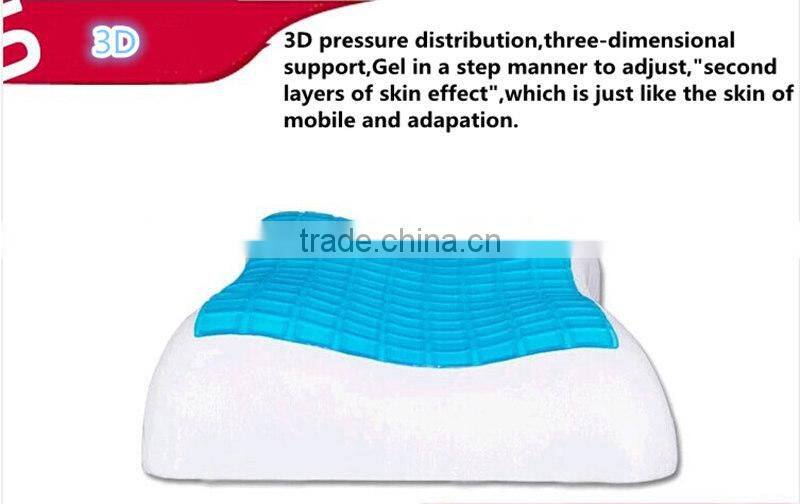 Slender Waist Contour Memory Foam Cool Gel Pillow