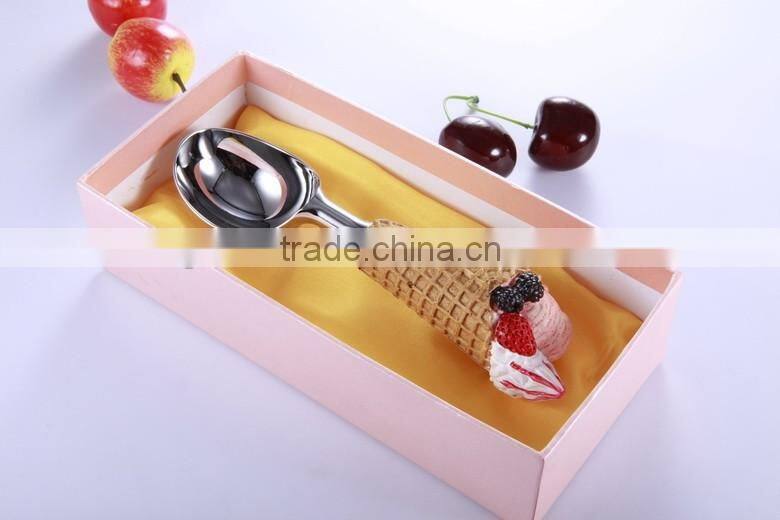 Handmade polyresin icecream spoon, flutter spoons