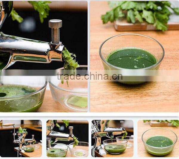 Electroplate tinned Cast iron manual wheatgrass juicer machine