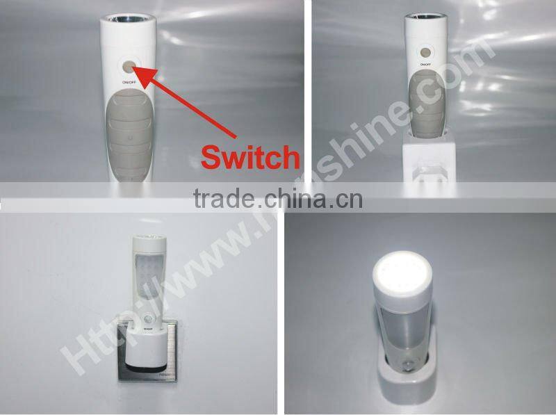 high quality ABS recharger emergency pir motion sensor led light with 14+6 led