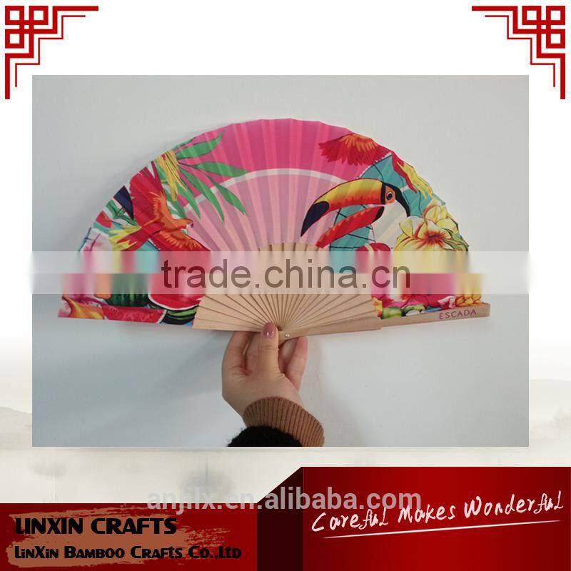 03 23cm spanish wooden fan hand fan plastic spanish fan home decoration business gift promotional gift