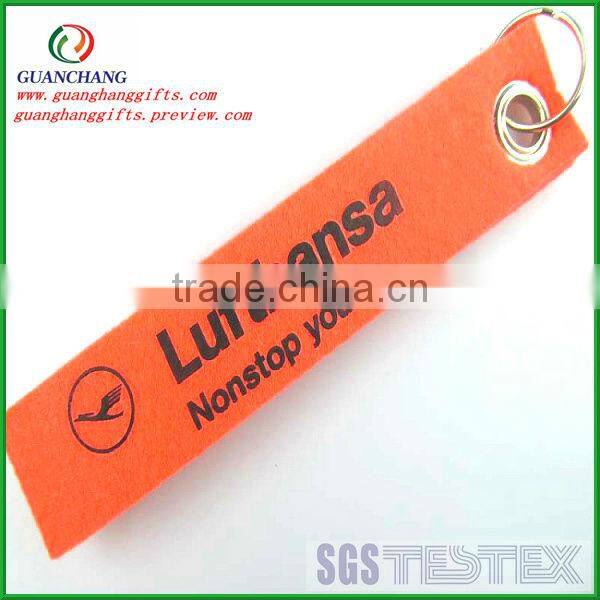 New products on china market keychain embroid short strap,novel chinese products
