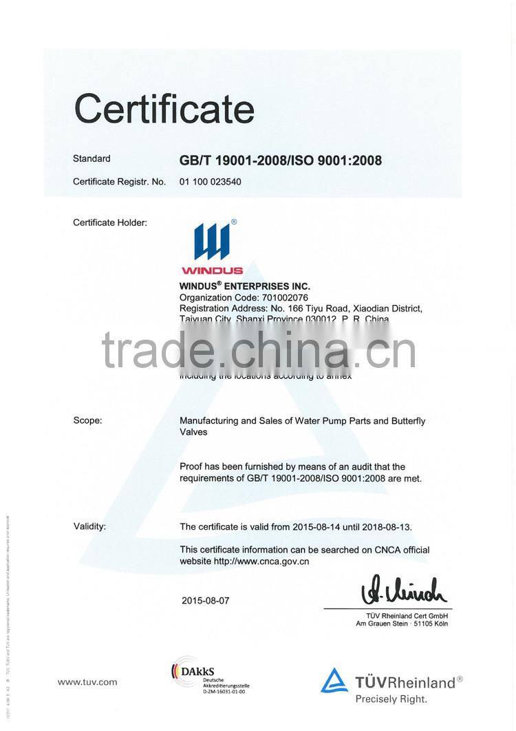 JIS DN10 PN19 butterfly valve