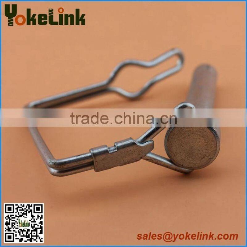 Square style wire tab lock pin
