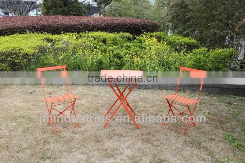 Outdoor metal patio set