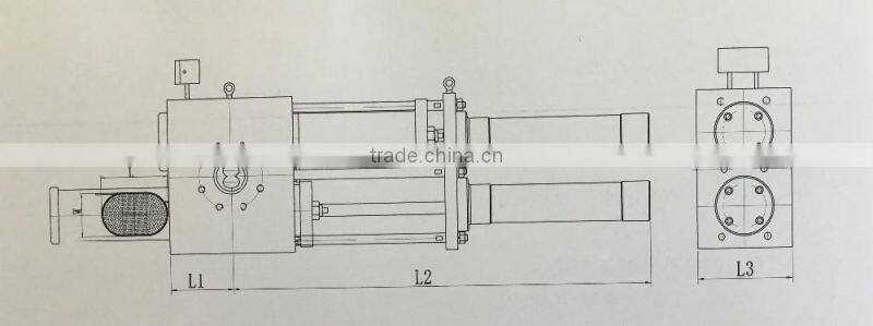 Extrusion processes screen changer quick net changer