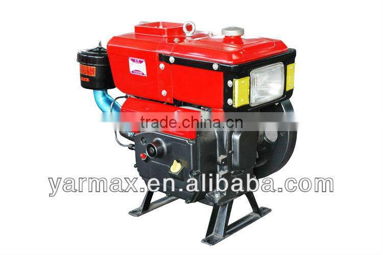 9HP one cylinder 4 stroke water cooled diesel engine R185A made in China