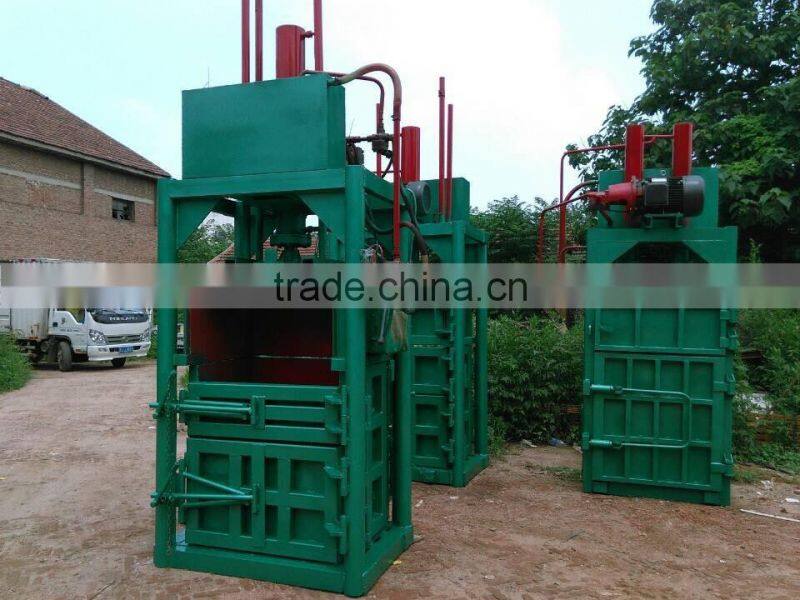 Vertical hydraulic waste paper baler,cardboard baling press machine XK--60