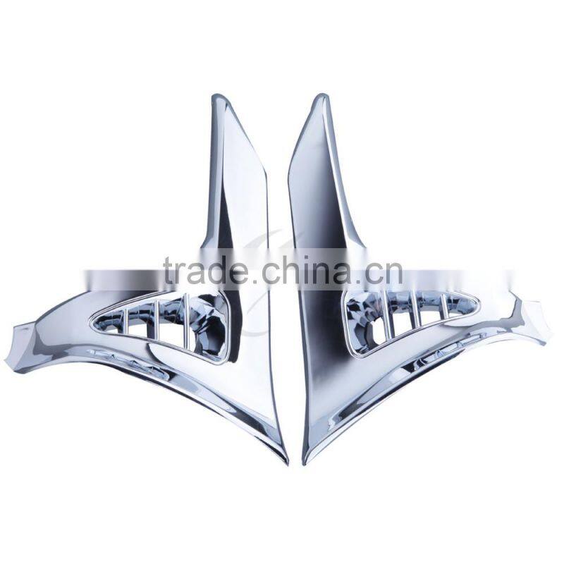 Chrome Saddlebag Scuff Covers Trims For Honda GL1800 GOLDWING 2001-2011 New