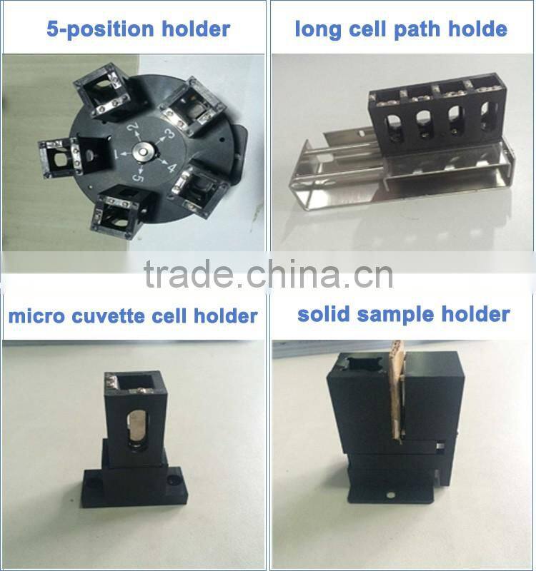 New type cheap single beam UV/Vis visible spectrophotometer
