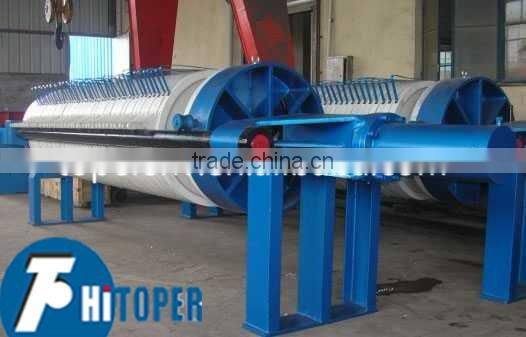 800 round plate filter press main for kaolin and stone wastewater solid-liquid separation