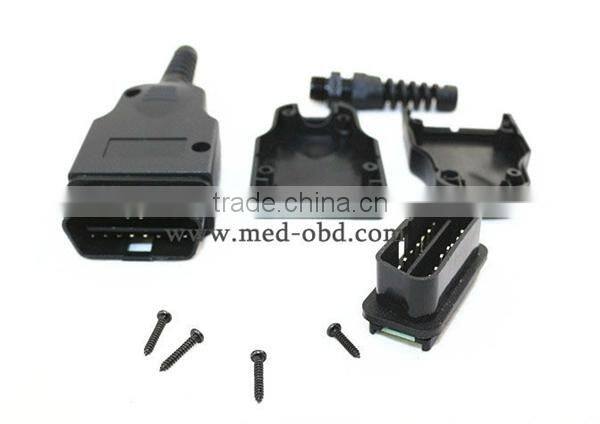 OBD2 J1962 Male Connector PCB Plug with Enclosure