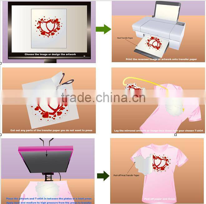 clamshell 60cm x 80cm(24"x31") fashion wear sublimation tshirt machine