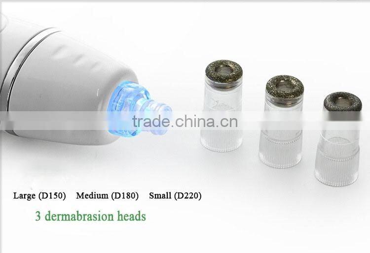 2016 portable diamond dermabrasion with green bag blackheads reomvel