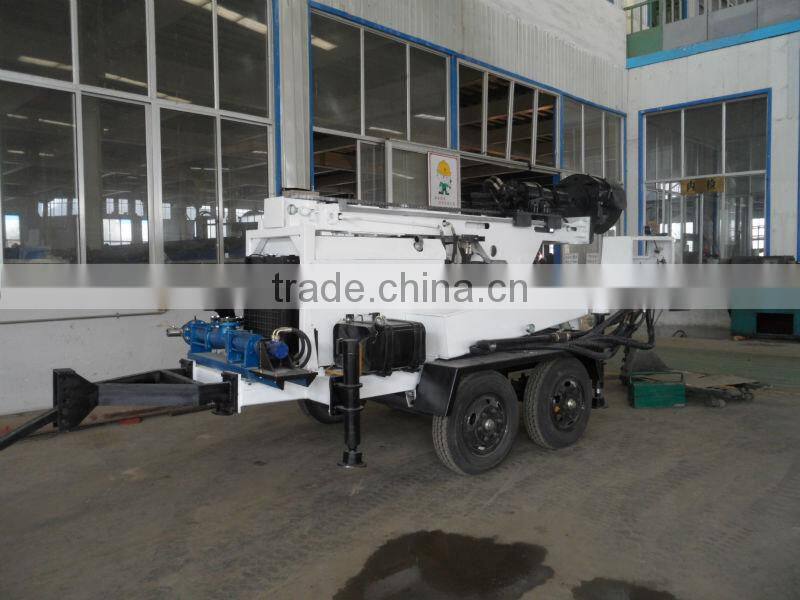 cheapest trailer mounted bore hole Water Well Drilling machine
