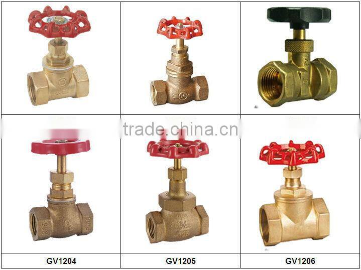 plumbing pn16 brass stop valve