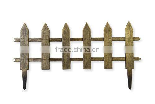 factory price golden plastic split rail fence