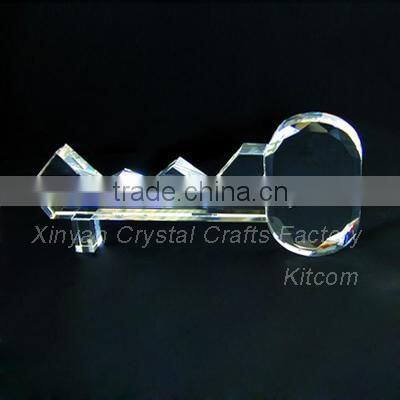 engraving crystal key paperweight