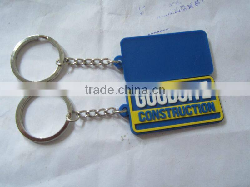 PVC slipper keychain